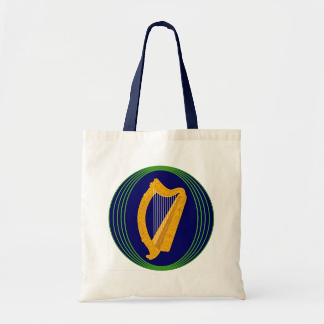 Bolsa Tote Logotipo do Casaco de Armas irlandês (Frente)