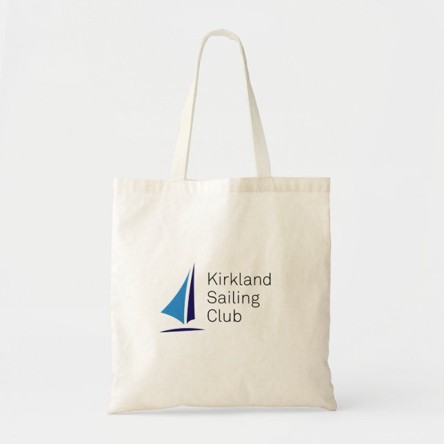 Bolsa Tote Logotipo do Kirkland Sailing Club (Frente)