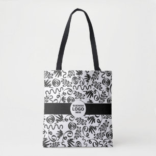 Bolsa Tote LOGOTIPO do negócio com simplicidade moderna do