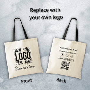 Bolsa Tote Logotipo Empresarial Personalizado Companhia Corpo