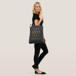 Bolsa Tote Logotipo Empresarial Personalizado Minimalista Mod