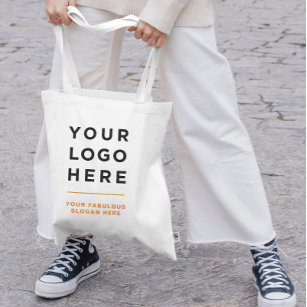 Bolsa Tote Logotipo personalizado de algodão a 100% e saco de