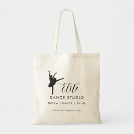 Bolsa Tote Logotipo Personalizado de Estúdio de Dança Present