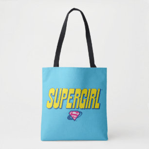 Bolsa Tote Logotipo Pop da Supergirl