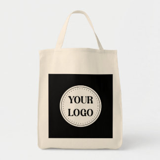 Bolsa Tote Logotipo Preto da Marca | Empresa Comercial Corpor