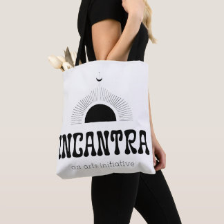 Bolsa Tote logotipo primário da incantra (escuro sobre claro)