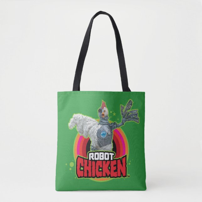 Bolsa Tote Logotipo Robot Chicken (Frente)