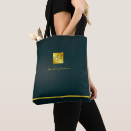 Bolsa Tote Logotipo Simples de Marcação Profissional