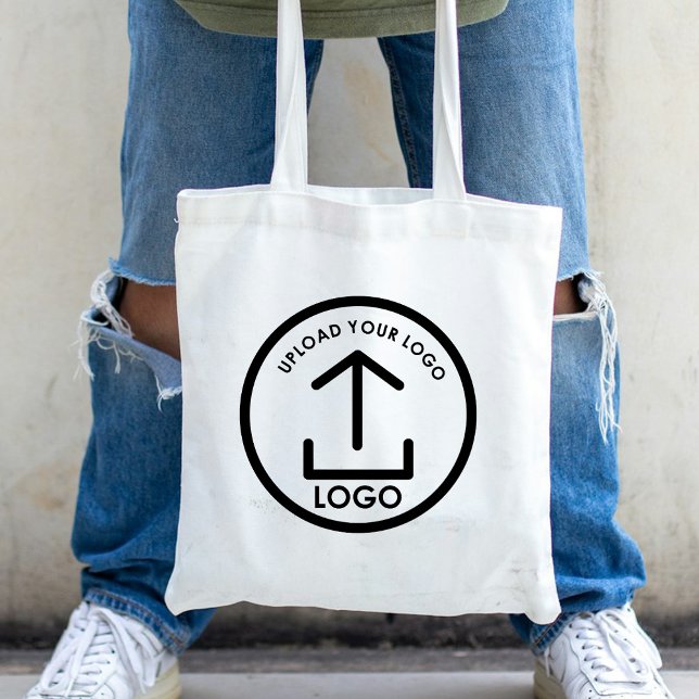 Bolsa Tote Logotipo simples para profissionais modernos (Simple Modern Professional Business Logo Tote Bag)
