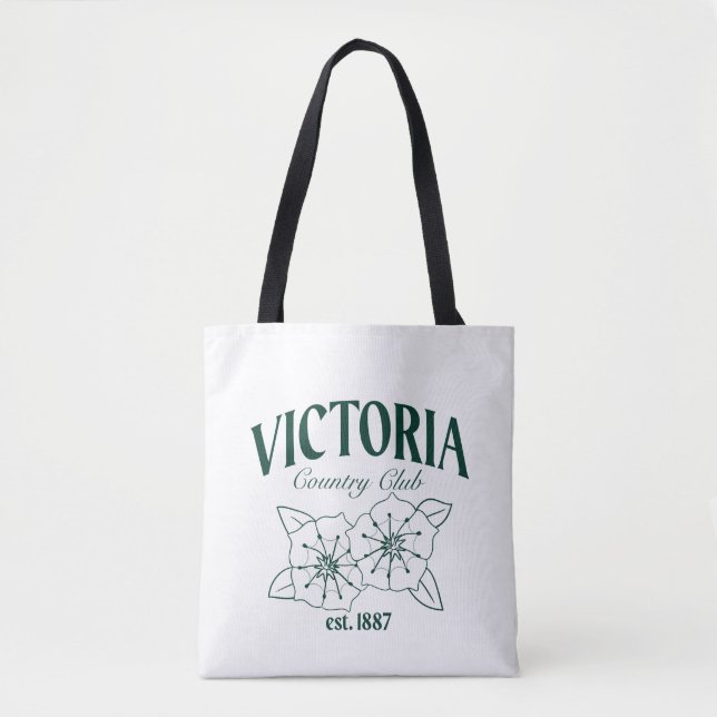Bolsa Tote Logotipo VCC por Haley - Verde (Frente)