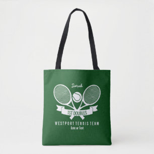 Bolsa Tote Logotipo verde feito sob encomenda personalizado