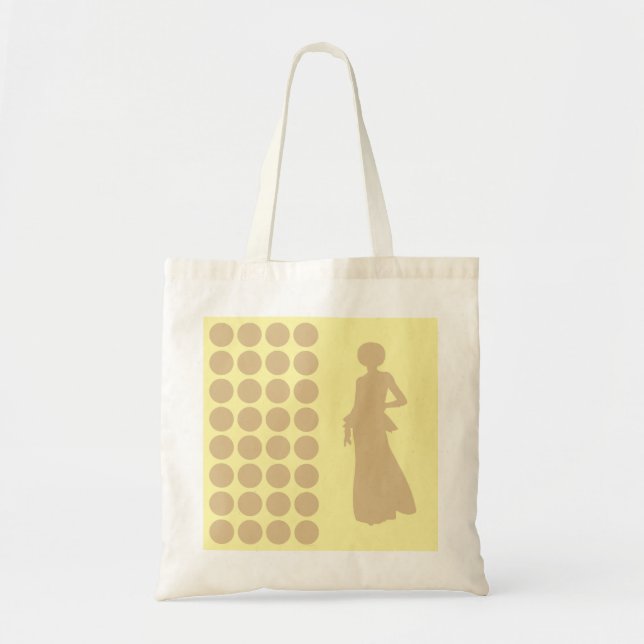 Bolsa Tote Loira Cream Neutral Dots Fashion (Frente)
