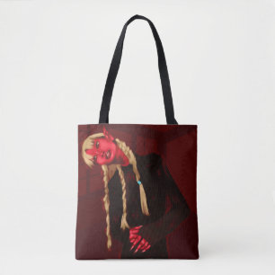 Bolsa Tote "Loiros Como o Vermelho" Retrato de Alienígena cha