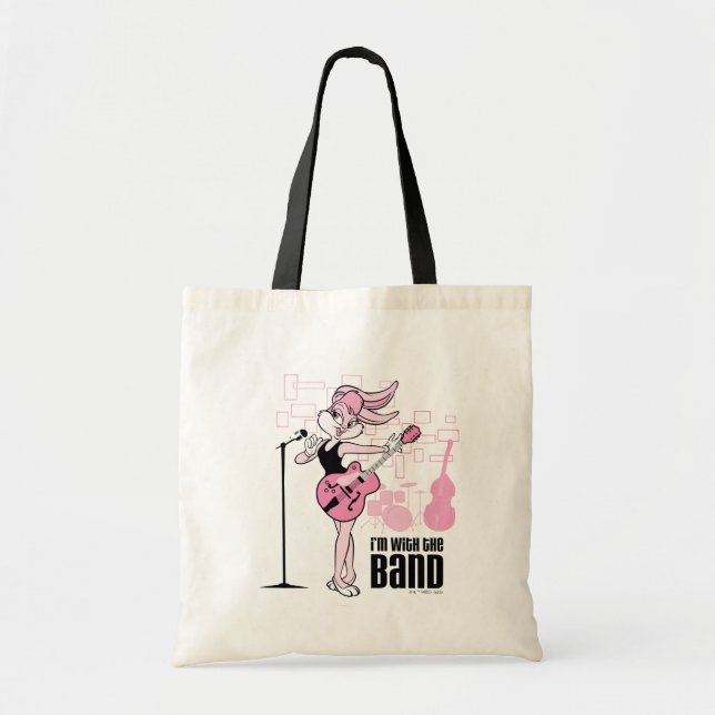 Bolsa Tote Lola Bunny, estou com a Banda (Frente)