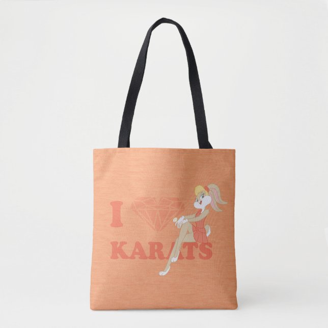 Bolsa Tote Lola Bunny I Heart Karats (Frente)