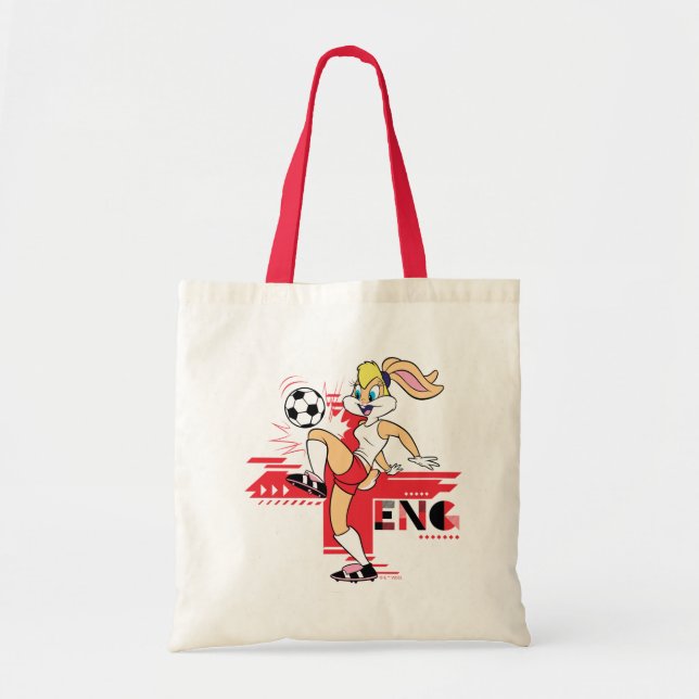 Bolsa Tote Lola Bunny Team England Soccer Graphic (Frente)