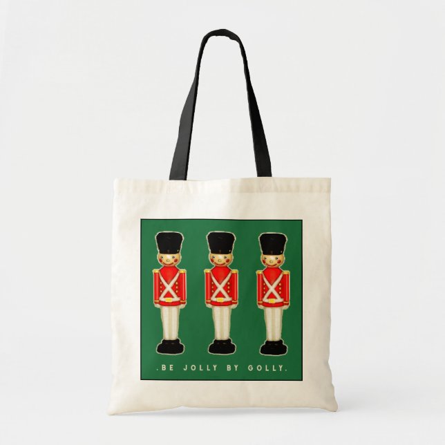 Bolsa Tote London England Christmas Vintage Tote Bag (Frente)