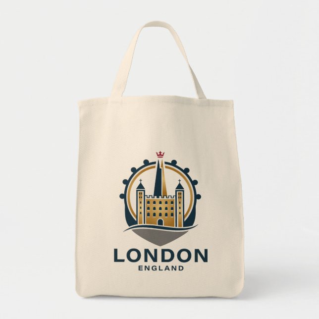 Bolsa Tote London England Great Britain (Frente)