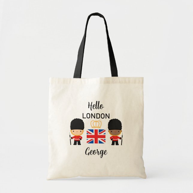 Bolsa Tote London Guarda Mixed Skin Name British England (Frente)