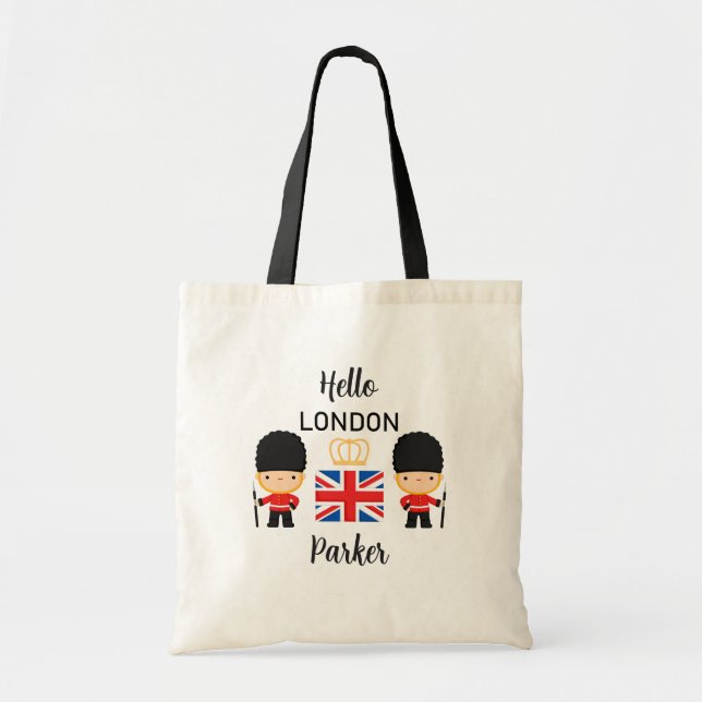 Bolsa Tote London Guarda Name British England (Frente)