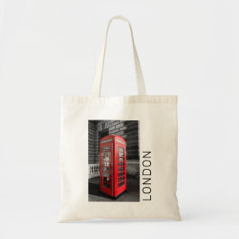 Bolsa Tote London Vintage Phone Box UK Retro Telephone