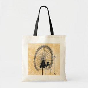 Bolsa Tote  Londres Icônica Atração Sketch Orçamento Neut