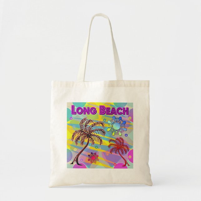 Bolsa Tote Long Beach Happy e Hope Tote Bag (Frente)