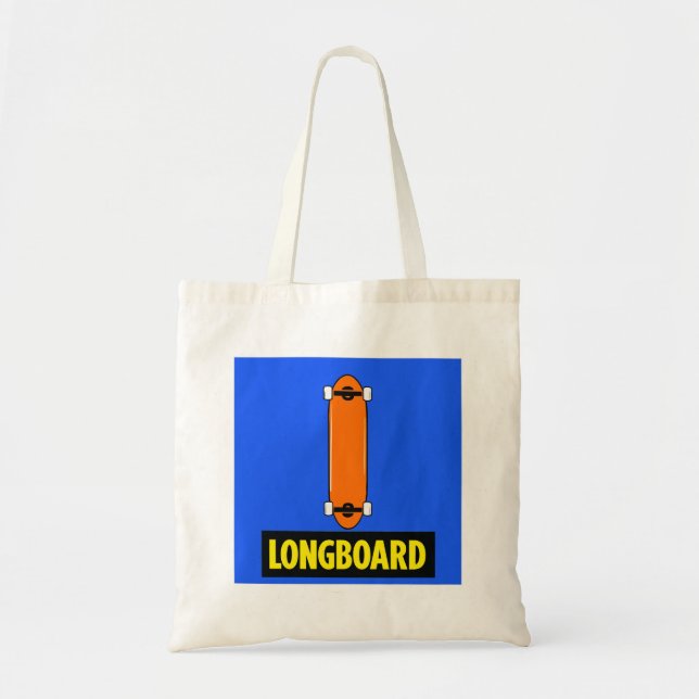 Bolsa Tote Longboard Minimalista  (Frente)