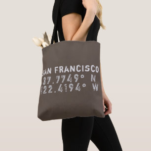 Bolsa Tote Longitude de São Francisco Latitude