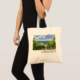 Bolsa Tote Longuich Moselle Vineyard Panorama Alemanha