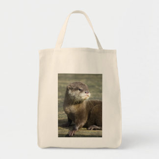 Bolsa Tote Lontra bonito do bebê