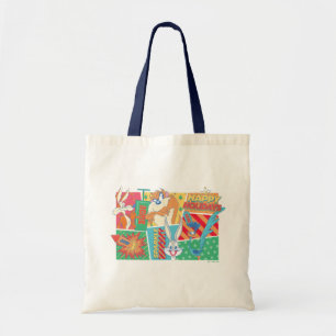 Bolsa Tote LOONEY TUNES™ Padrão Feliz Natal