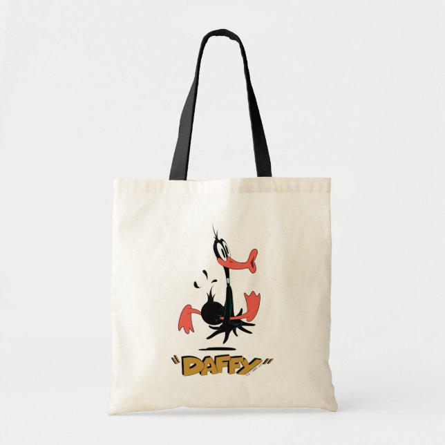 Bolsa Tote LOONEY TUNES™ - Raios retroativos | DAFFY DUCK™ (Frente)