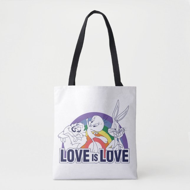 Bolsa Tote LOONEY TUNS™ - Amor é Amor (Frente)
