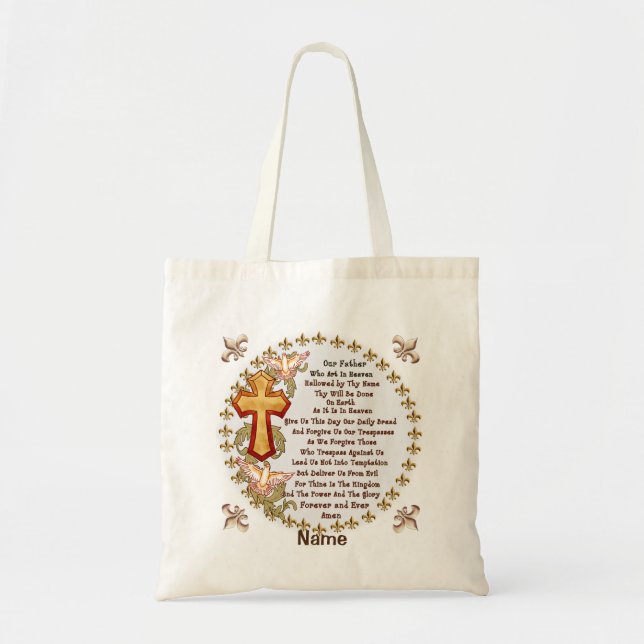 Bolsa Tote Lordes Cristãos Oram Tote Bag (Frente)