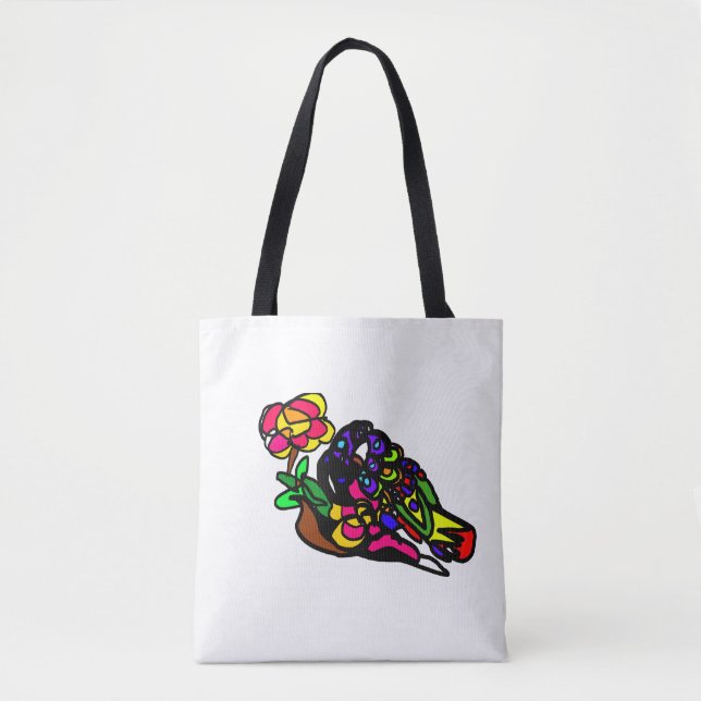 Bolsa Tote Lorikeet Arco-íris (Frente)