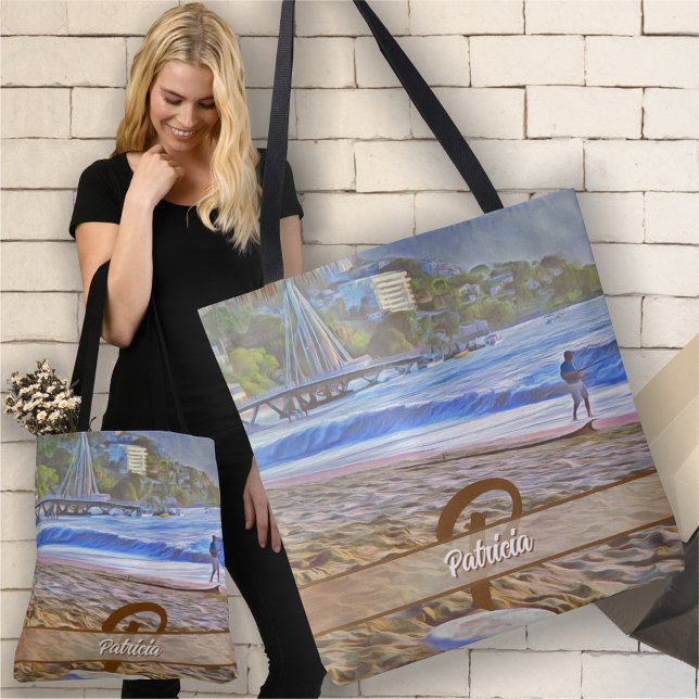 Bolsa Tote Los Muertos Beach 786 (Criador carregado)