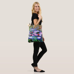 Bolsa Tote Los Nenutaris (lírios aquáticos), por Claude Monet