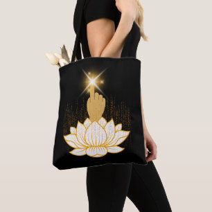 Bolsa Tote Lotus de Mão Sagrada