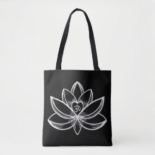 Bolsa Tote Lótus de Prata