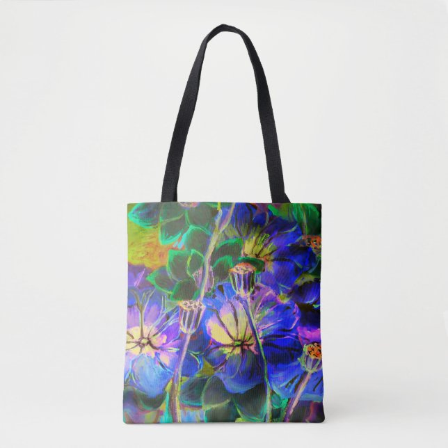 Bolsa Tote Lotus Garden (Frente)