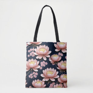 Bolsa Tote Lotus Lounge: onde as Petais Rosa se dividem na Es