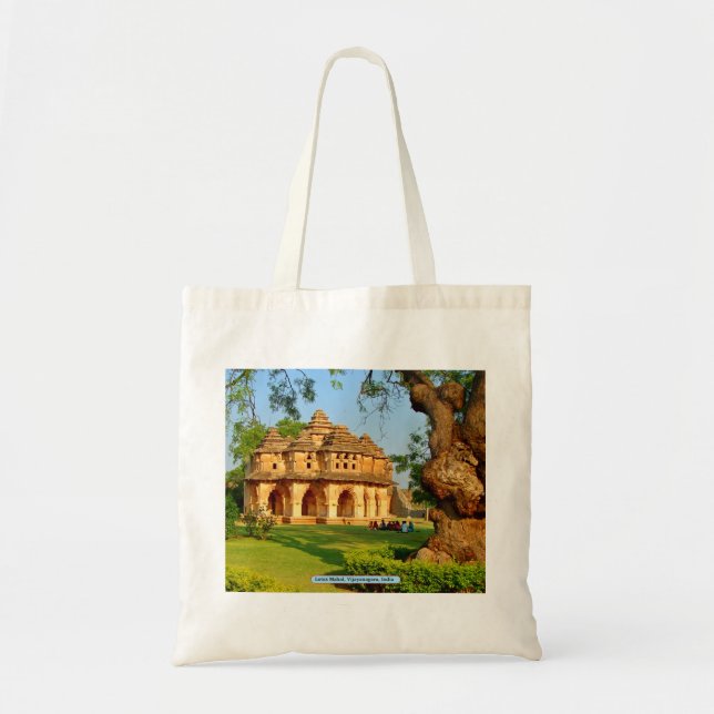 Bolsa Tote Lotus Mahal, Vijayanagara, Índia (Frente)