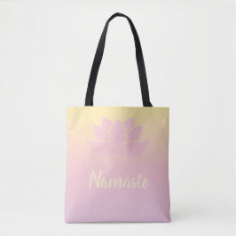 Bolsa Tote Lotus Namaste Rosa