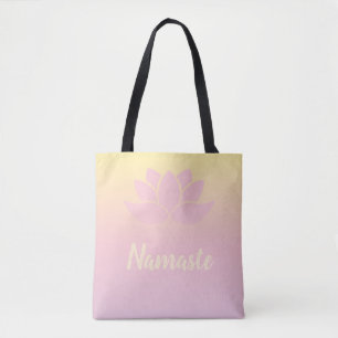 Bolsa Tote Lotus Namaste Rosa