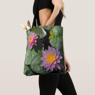 Bolsa Tote Lótus rosa perfeito
