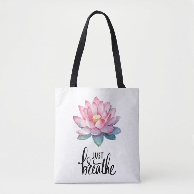 BOLSA TOTE LOTUS SÓ QUEBRA A CANVAS TOTALMENTE (Frente)