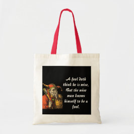 Bolsa Tote Louco Sábio