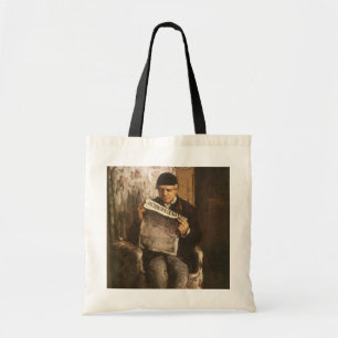 Bolsa Tote Louis Auguste Cezanne Pai do Artista Lendo