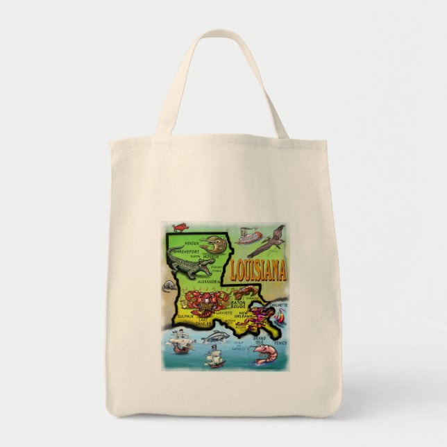 Bolsa Tote Louisiana (Frente)